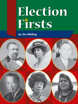 cover image of Election Firsts